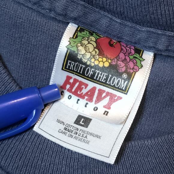 Vintage 90s Hootie And The Blowfish Band Single Stitch T-Shirt Large Blue - Picture 4 of 6